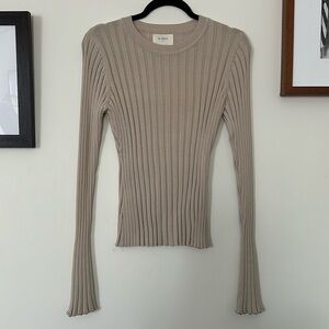 DISSH Ribbed Long Sleeve Top - S